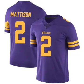 Alexander Mattison Signed Minnesota Vikings Jersey (Beckett COA) 2019 –  Super Sports Center