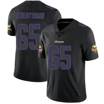 Austin Schlottmann Minnesota Vikings Men's Black Name & Number Logo T-Shirt  