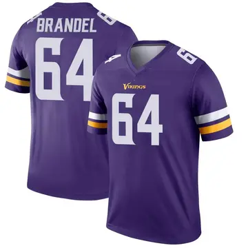 Blake Brandel Minnesota Vikings Men's Black Name & Number Logo T-Shirt 