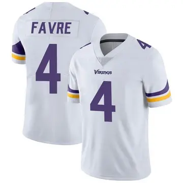 Buy the NWT Mens White Blue Minnesota Vikings Brett Favre #4