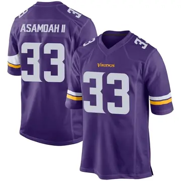 Brian Asamoah 6 St. Francis DeSales High School Stallions Purple Football  Jersey 2 — BORIZ