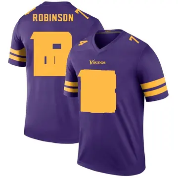 Men's Cam Robinson Minnesota Vikings Legend Purple Color Rush Jersey