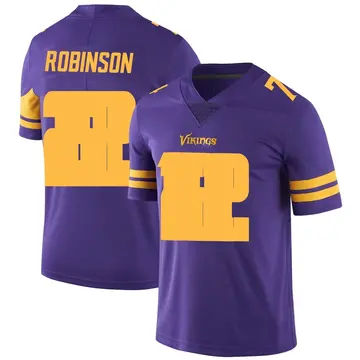 Men's Cam Robinson Minnesota Vikings Limited Purple Color Rush Jersey