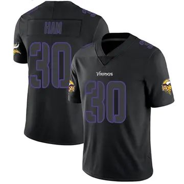 Minnesota Vikings C.j. Ham Black Golden Edition 2019 Vapor Untouchable  Limited Jersey - Mens - Bluefink