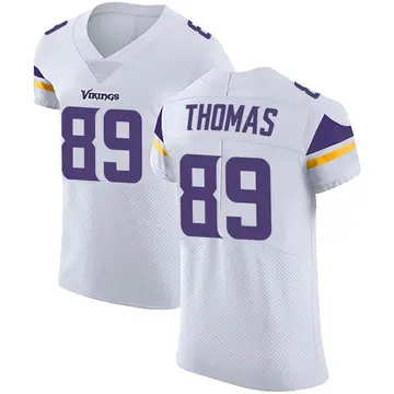 Men's Thayer Thomas Minnesota Vikings Elite White Vapor Untouchable Jersey