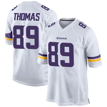 Men's Thayer Thomas Minnesota Vikings Game White Jersey