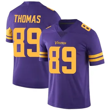 Men's Thayer Thomas Minnesota Vikings Limited Purple Color Rush Jersey