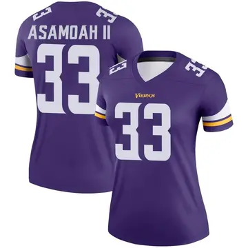 Brian Asamoah 6 St. Francis DeSales High School Stallions Purple Football  Jersey 2 — BORIZ