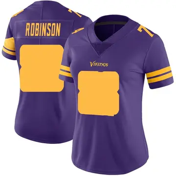 Women's Cam Robinson Minnesota Vikings Limited Purple Color Rush Jersey