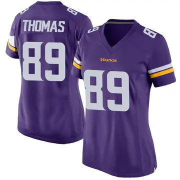 Women's Thayer Thomas Minnesota Vikings Game Purple Team Color Jersey