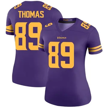 Women's Thayer Thomas Minnesota Vikings Legend Purple Color Rush Jersey