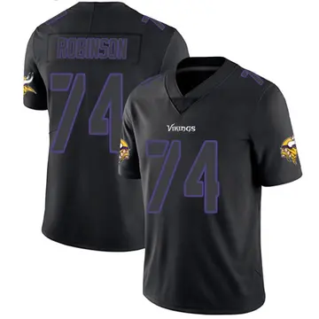 Youth Cam Robinson Minnesota Vikings Limited Black Impact Jersey