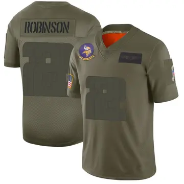 Youth Cam Robinson Minnesota Vikings Limited Camo 2019 Salute to Service Jersey