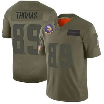 Youth Thayer Thomas Minnesota Vikings Limited Camo 2019 Salute to Service Jersey